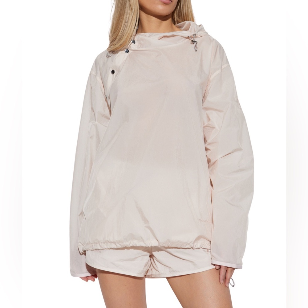 Adidas X Wales Bonner JM8218 Hooded Light Anorak Nylon Jacket Wonder Quartz 2XL